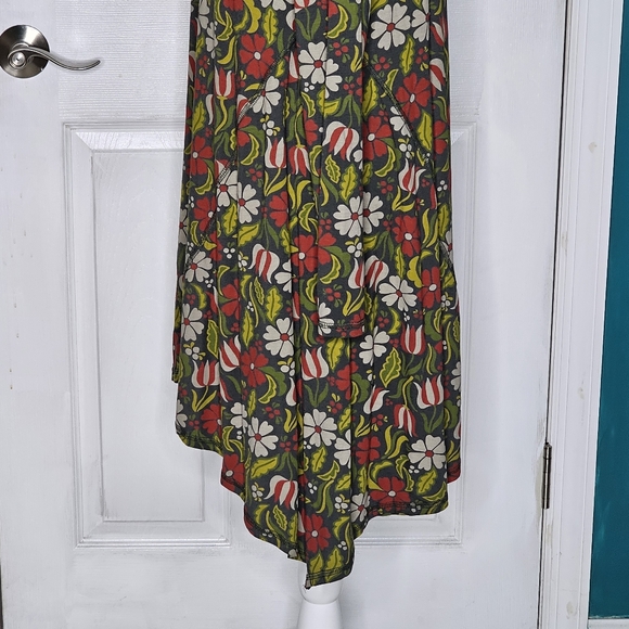 Gudrun Sjoden Floral Long Sleeve Dress M - Picture 7 of 12